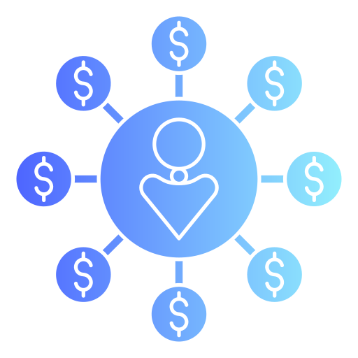 marketing de afiliados icono gratis