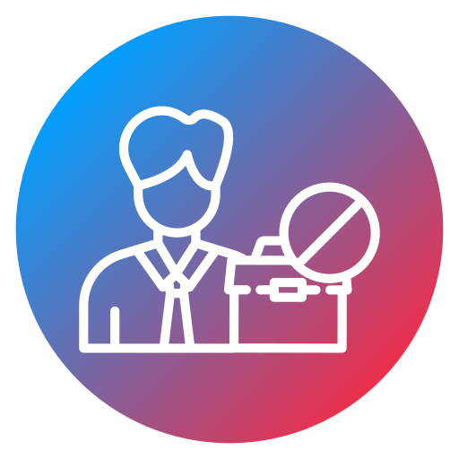 desempleados icono gratis