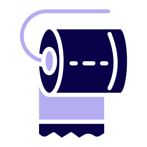 papel higiénico icono gratis
