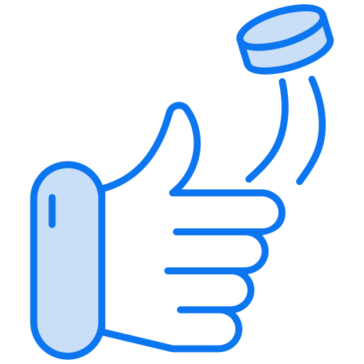 Toss free icon Toss free icon