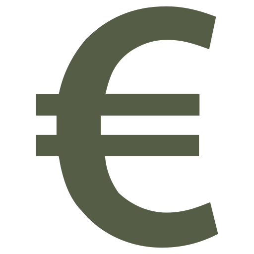 euro icono gratis