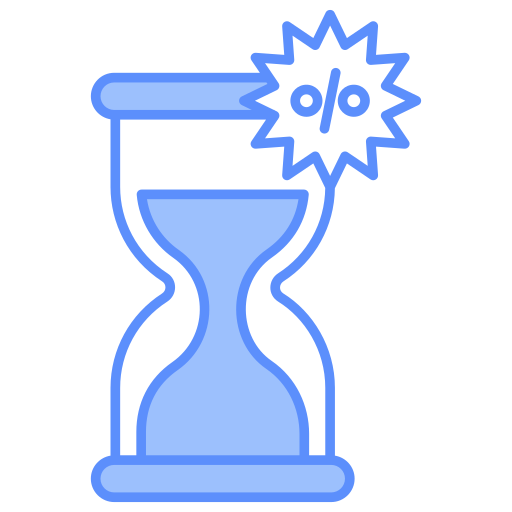 oferta temporal icono gratis