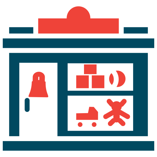 juguetería icono gratis