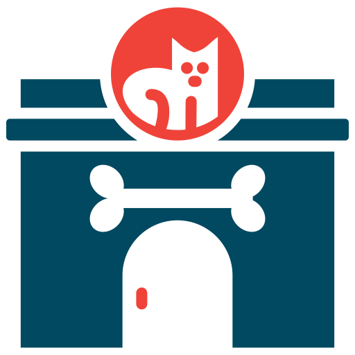 tienda de mascotas icono gratis