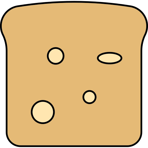 tostada icono gratis