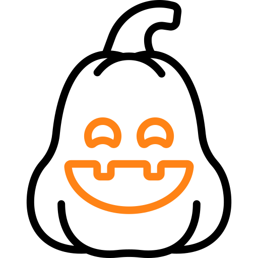 calabaza de halloween icono gratis