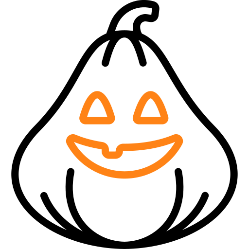 calabaza de halloween icono gratis