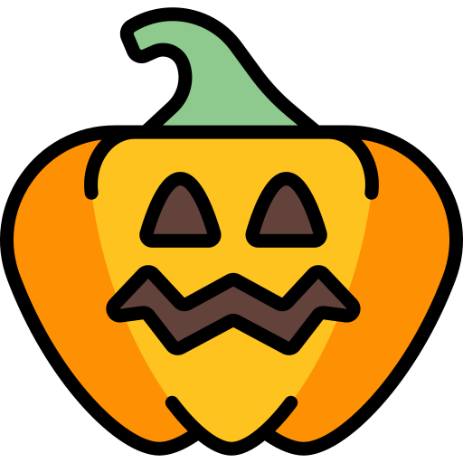 calabaza de halloween icono gratis