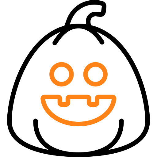 calabaza de halloween icono gratis