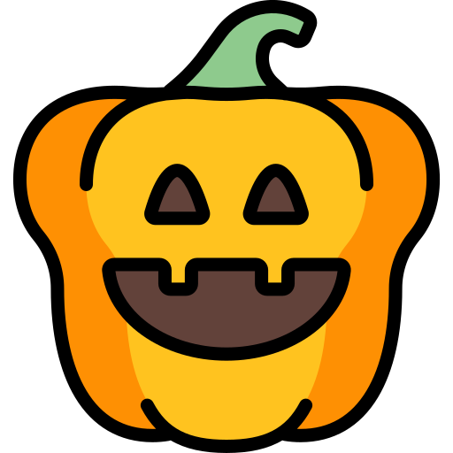 calabaza de halloween icono gratis