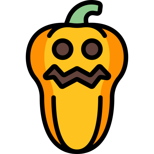 calabaza de halloween icono gratis