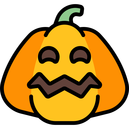 calabaza de halloween icono gratis