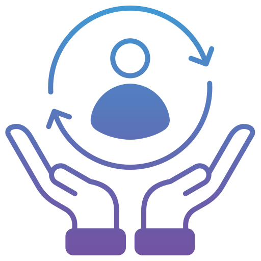 retención de clientes icono gratis