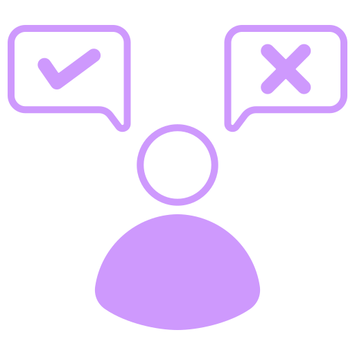 Decision making free icon