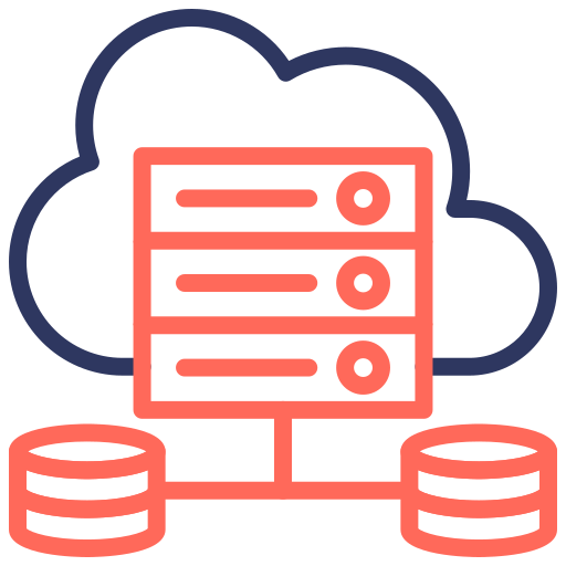 servidor en la nube icono gratis