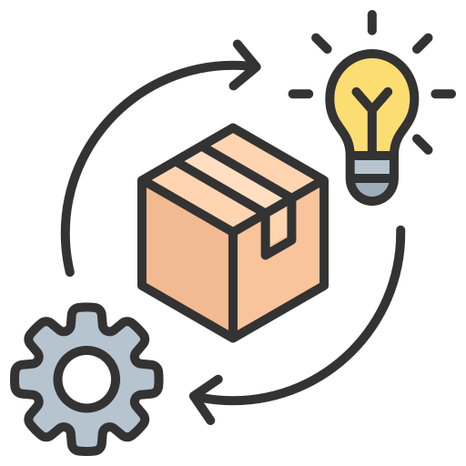 desarrollo de productos icono gratis