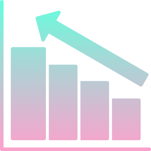 gráfico de barras icono gratis