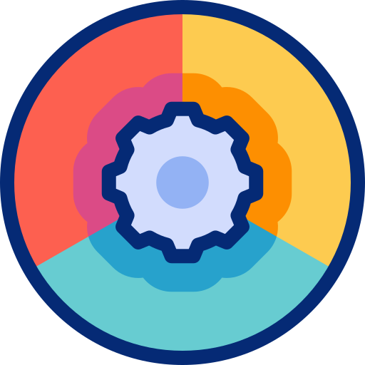 gráfico circular icono gratis