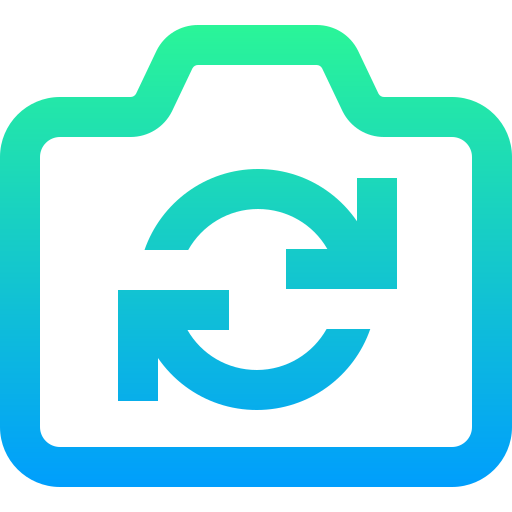 cambiar de cámara icono gratis