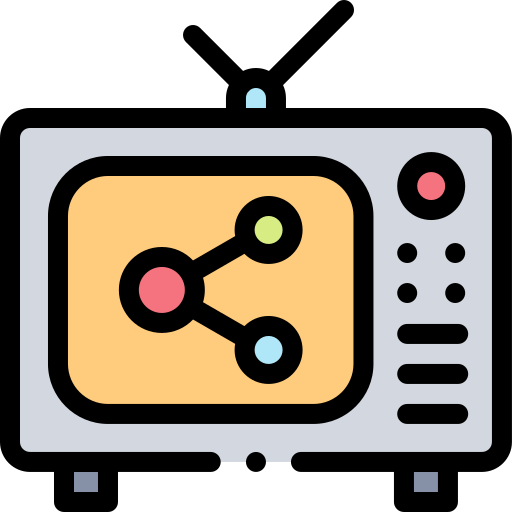 Televisão grátis ícone