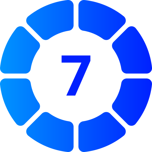 Number 7 free icon