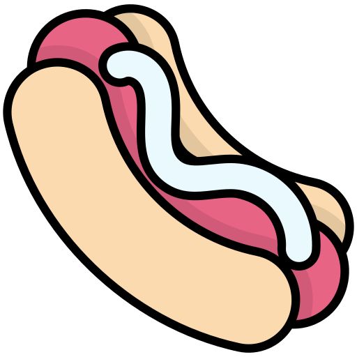 hot dog icono gratis