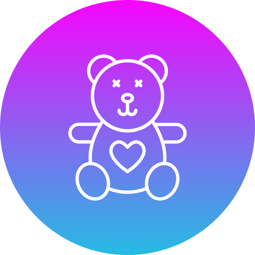 oso de peluche icono gratis