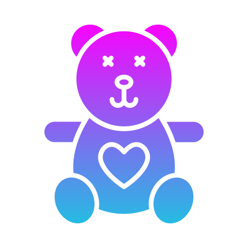 oso de peluche icono gratis