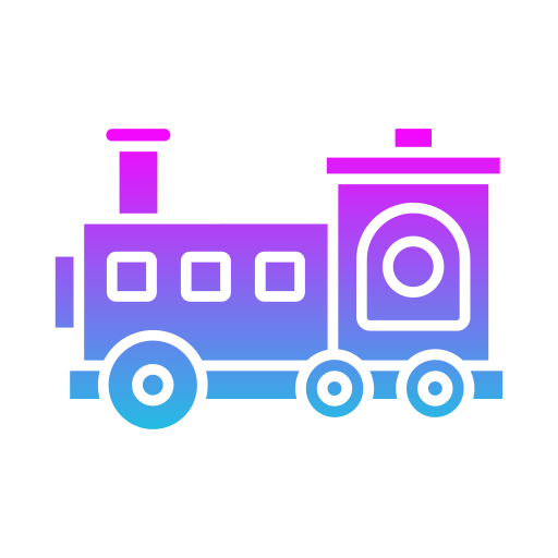tren de juguete icono gratis