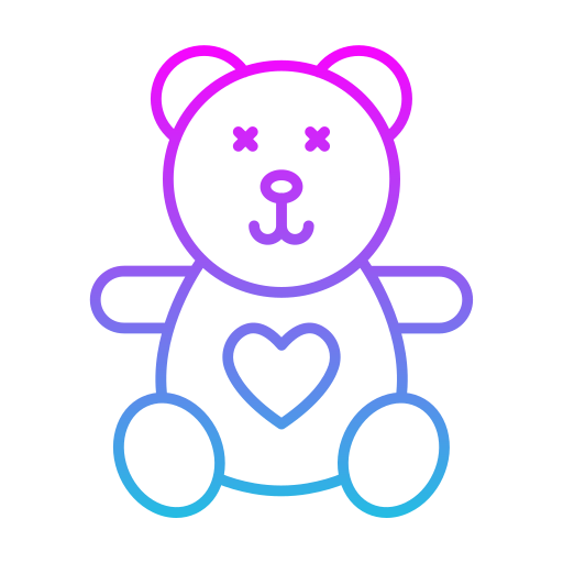 oso de peluche icono gratis