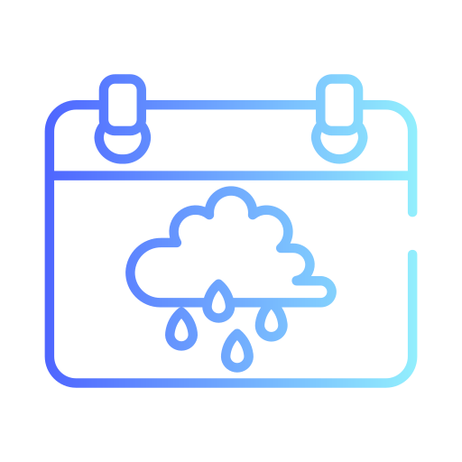 día lluvioso icono gratis