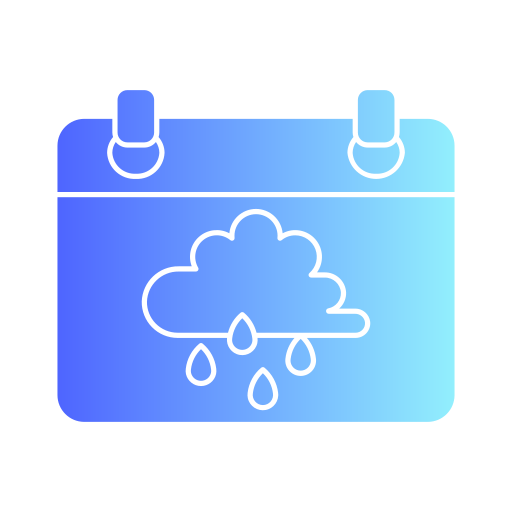 día lluvioso icono gratis