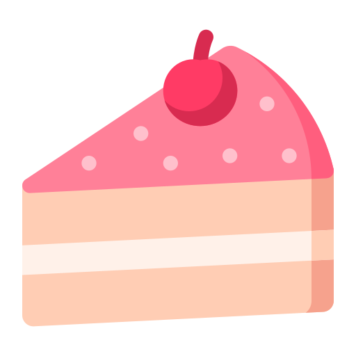 rebanada de pastel icono gratis