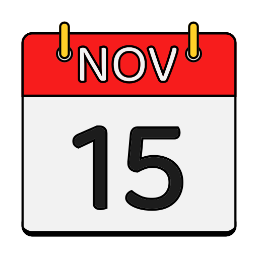 calendrier de novembre Icône gratuit calendrier de novembre Icône gratuit