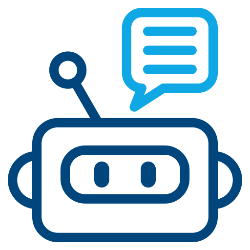 robot conversacional icono gratis