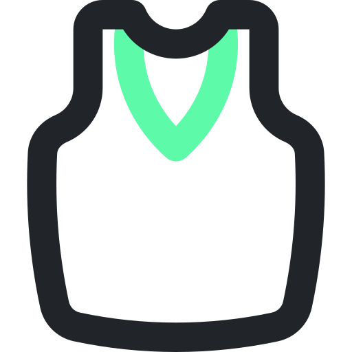 camiseta sin mangas icono gratis