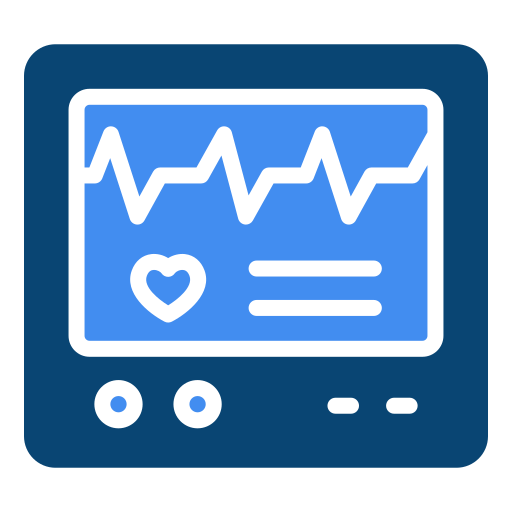 monitor de frecuencia cardíaca icono gratis