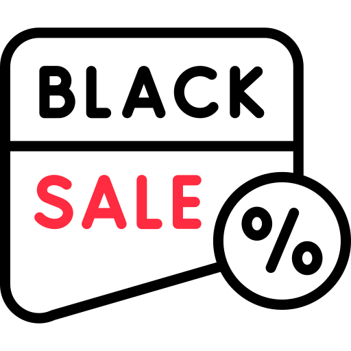 Черная пятница бесплатно иконка
