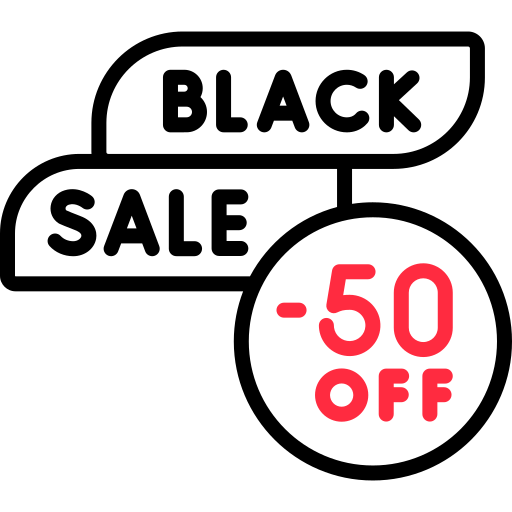 Черная пятница бесплатно иконка