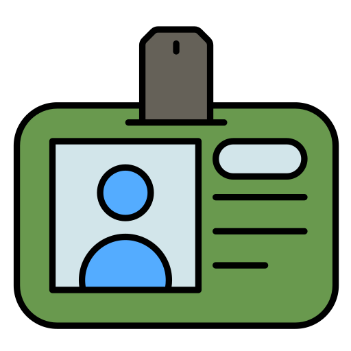 tarjeta de identificación icono gratis