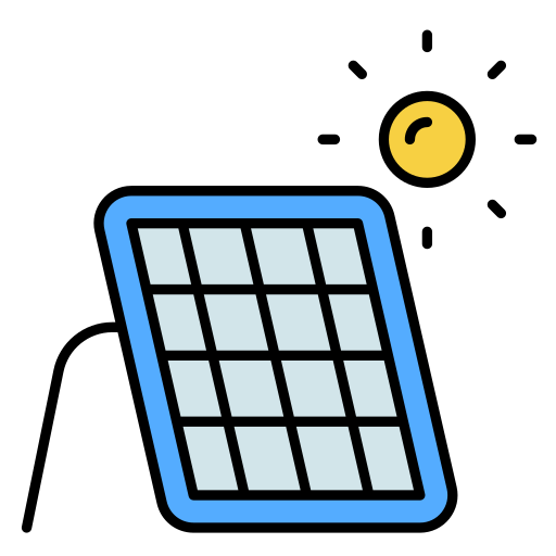 panel solar icono gratis