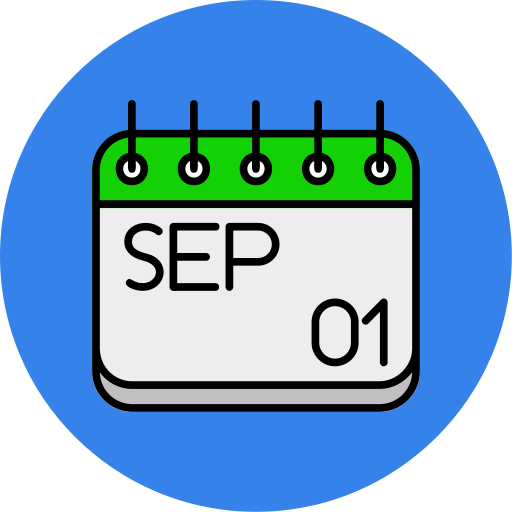 septiembre icono gratis