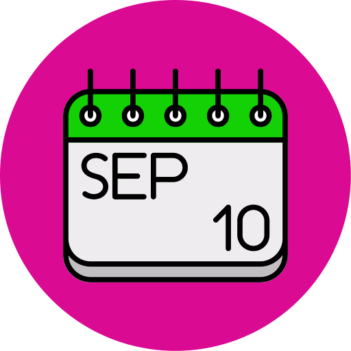 septiembre icono gratis