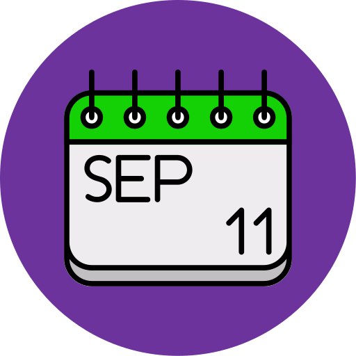 septiembre icono gratis