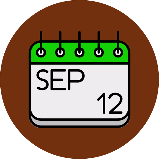 septiembre icono gratis