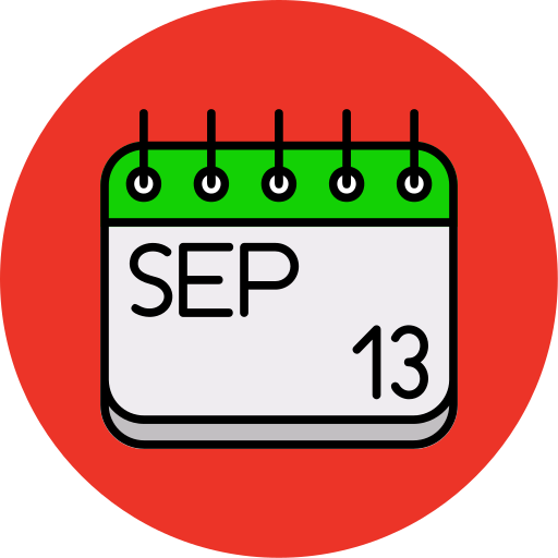 septiembre icono gratis