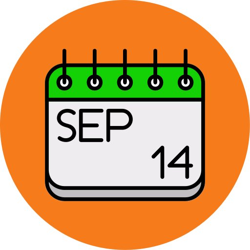 septiembre icono gratis