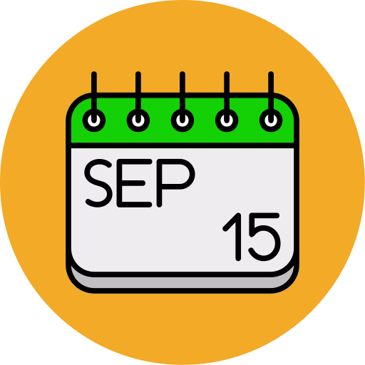 septiembre icono gratis