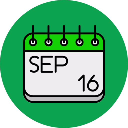 septiembre icono gratis