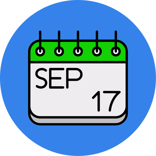 septiembre icono gratis